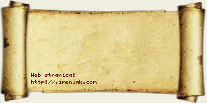 Mina Elez vizit kartica